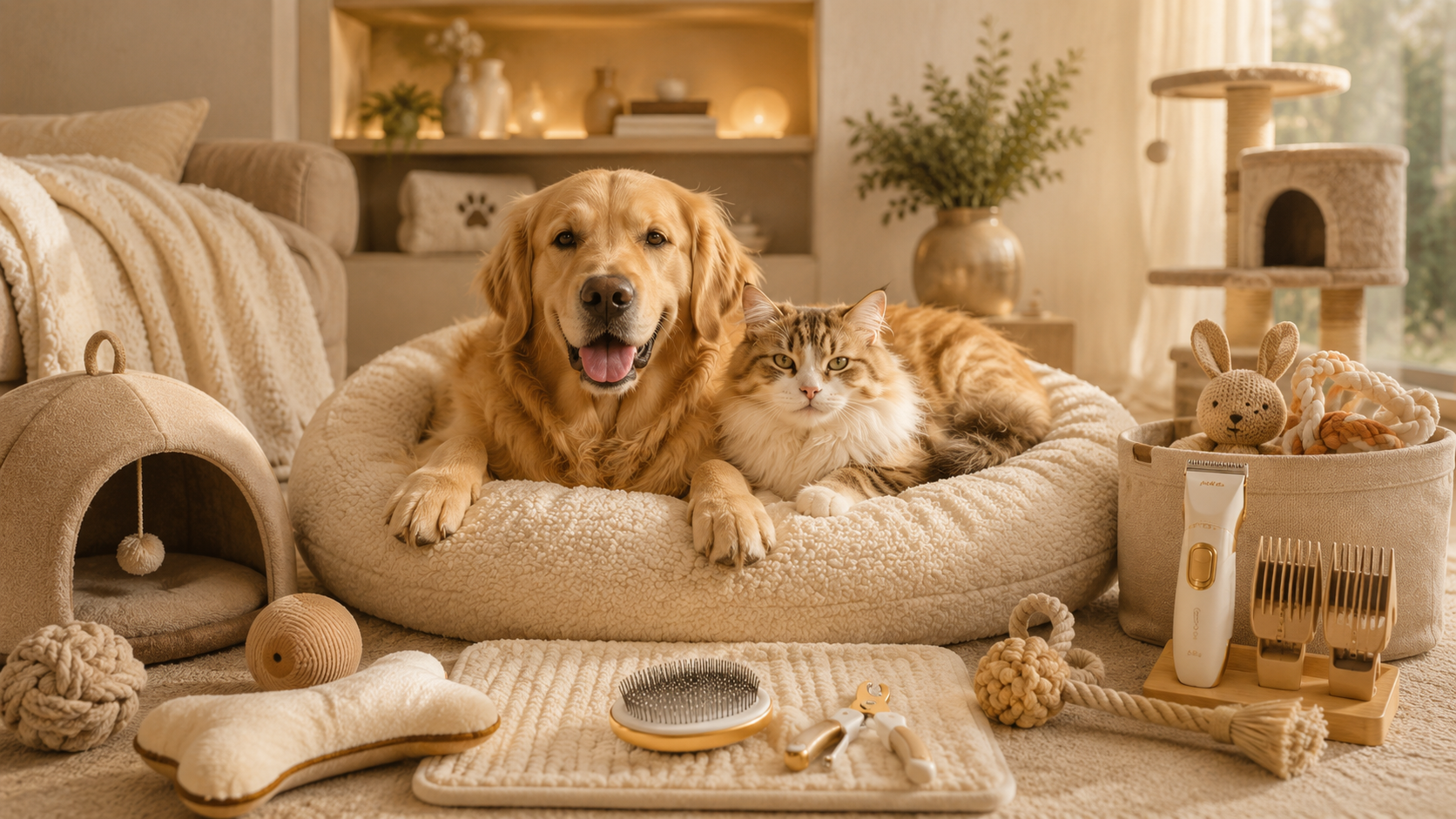Peluchome — mascota en hogar premium